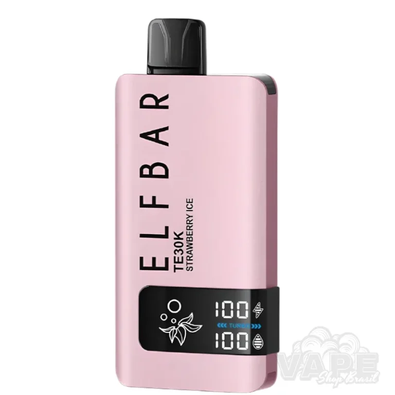 Pod Descartável Elf Bar TE30K Sabor Strawberry Ice