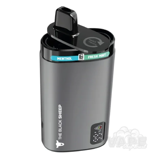 Pod Descartável The Black Sheep Dual Tank Menthol e Fresh Mint