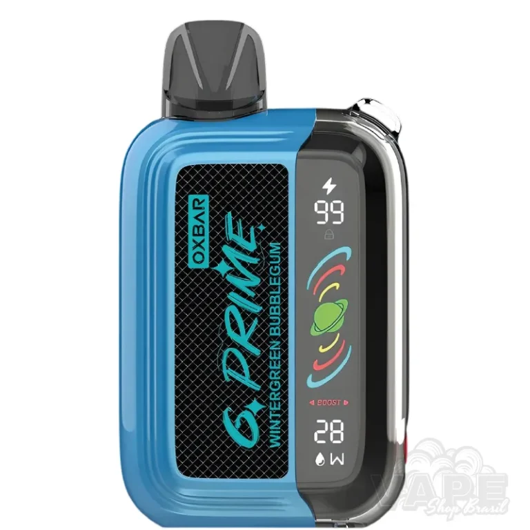 Pod Descartável Oxbar G Prime 25K Sabor Wintergreen Bubblegum